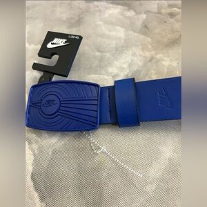 Nike Royal Blue Leather Men's Belt L (38-40) NWT
